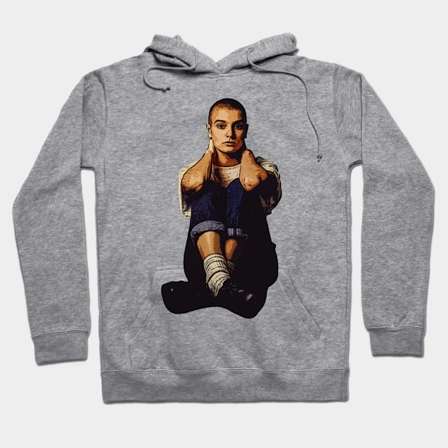 Sinead O'Connor Hoodie by devilcat.art